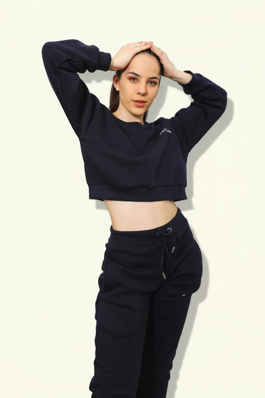 Crew Neck Tracksuit - Navy