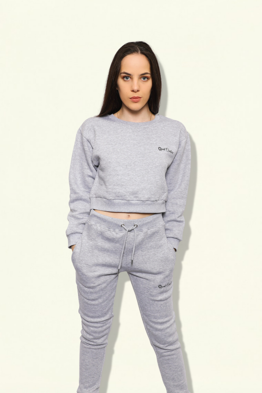 Crew Neck Tracksuit - Grey